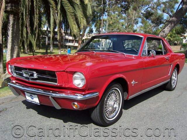 1965 Ford mustang coupe vin